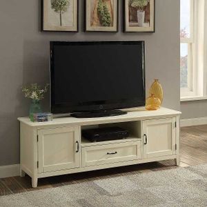 TJ Amelia Entertainment TV Low Line Unit Shabby Chic Finish thumbnail 2