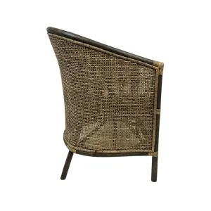 CR Havana Natural Rattan Tub Chair with Cushion thumbnail 4