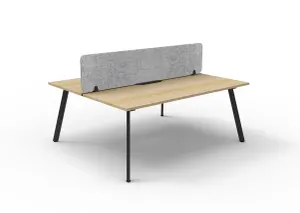 RL Eternity Double Sided Workstation with Grey Eco Panel Screen thumbnail 2