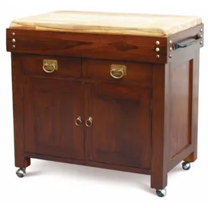 CT Heritage 2 Door 2 Drawer Butcher's Block thumbnail 2