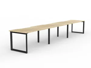 OL Anvil 3-User Workspace – Oak Top with Black Frame thumbnail 12