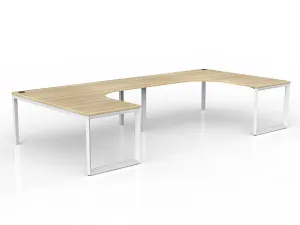 OL Anvil 2-User 90° Workspace – Oak thumbnail 2