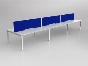 OL Axis 6 User Double Sided Workstation with Screen - Breathe Fabric thumbnail 11