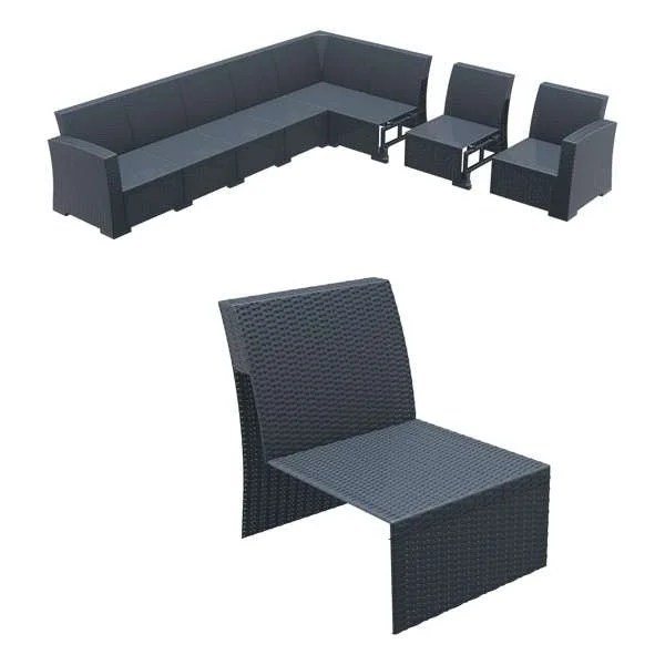 FL Siesta Monaco Extension Part for Monaco Outdoor Lounge