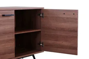 VI Reyes MDF Top Metal Leg 2 Door 3 Drawer Sideboard thumbnail 4