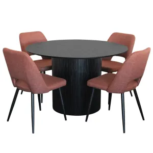 BT Zara Fabric Upholstered Metal Leg Dining Chair thumbnail 15