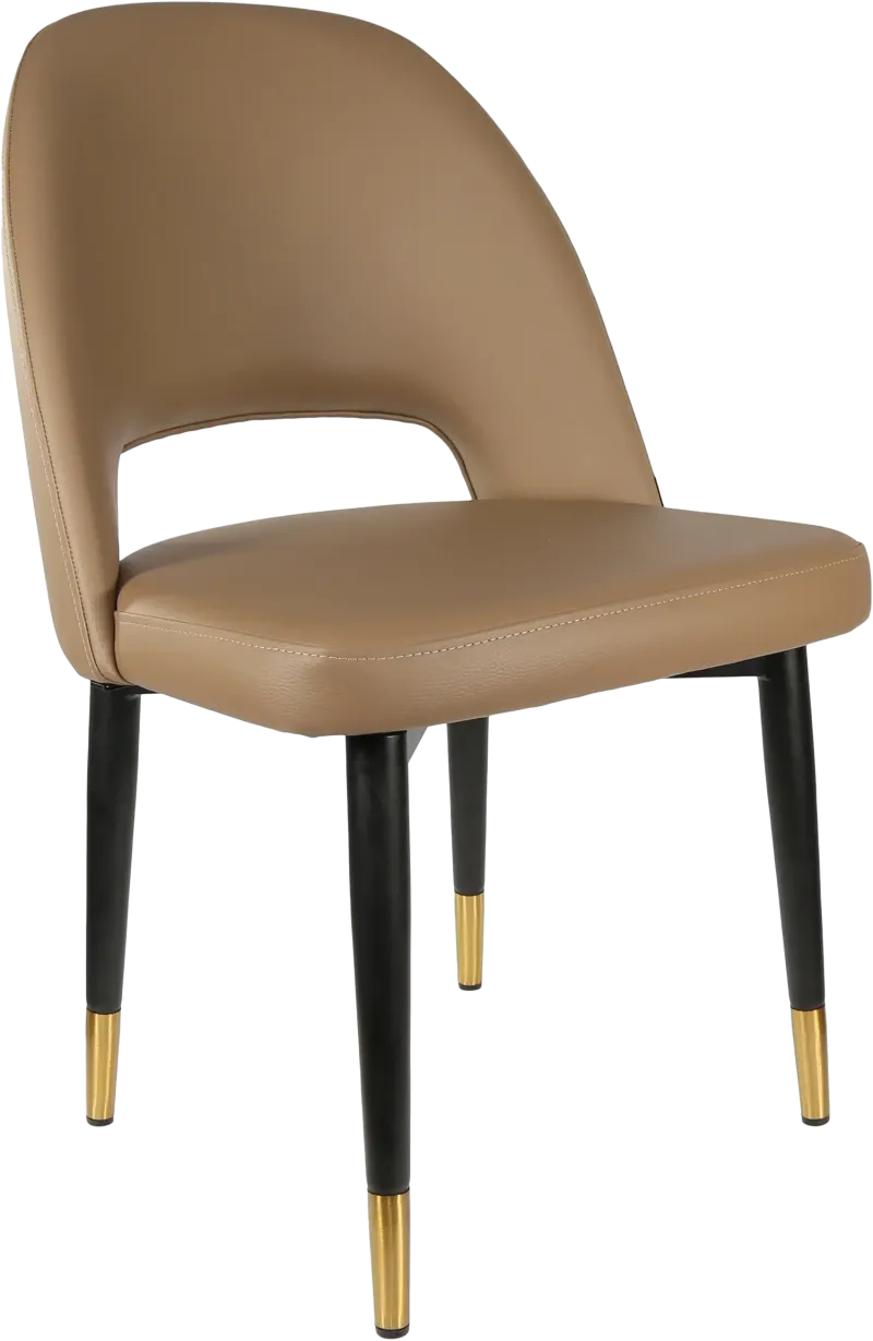 FL Semifreddo Vinyl Upholstered Metal Legs Hospitality Chair