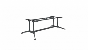 OL Modulus All Black Twin Post Single Span Meeting Table Frame thumbnail 1