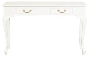 CT Queen Anne Solid Timber 2 Drawer Sofa Table thumbnail 10