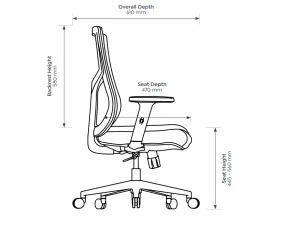 OL Tilly Mesh Back Task Chair thumbnail 6