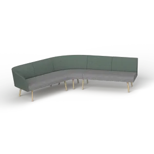OL Willow Fabric Upholstered Reception Area Corner Sofa thumbnail 15