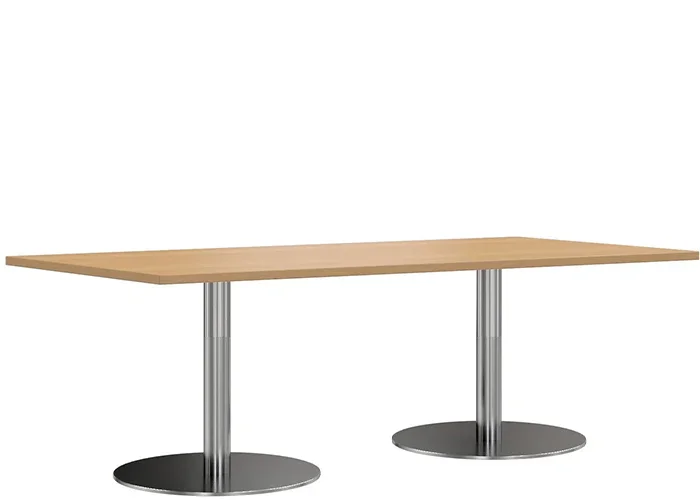 DD Verse Double Round Base Rectangular Meeting Table