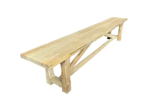 MF Leon Recycled Timber Dining Bench thumbnail 6