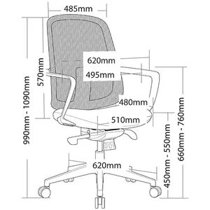 ST Dela Meshback Boardroom Chair thumbnail 5