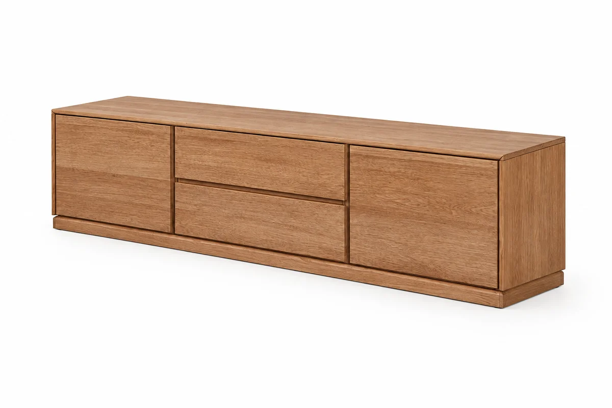 MD Pathway Solid Timber 2 door 2 drawer TV Unit