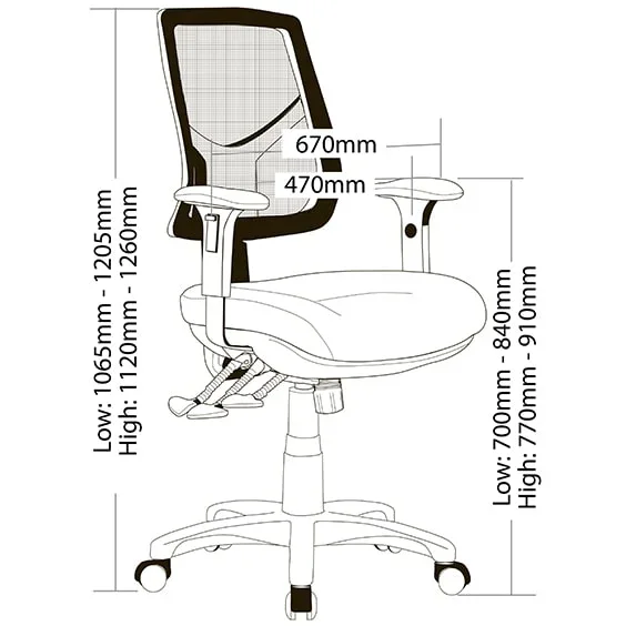 ST Hino Meshback Task Chair