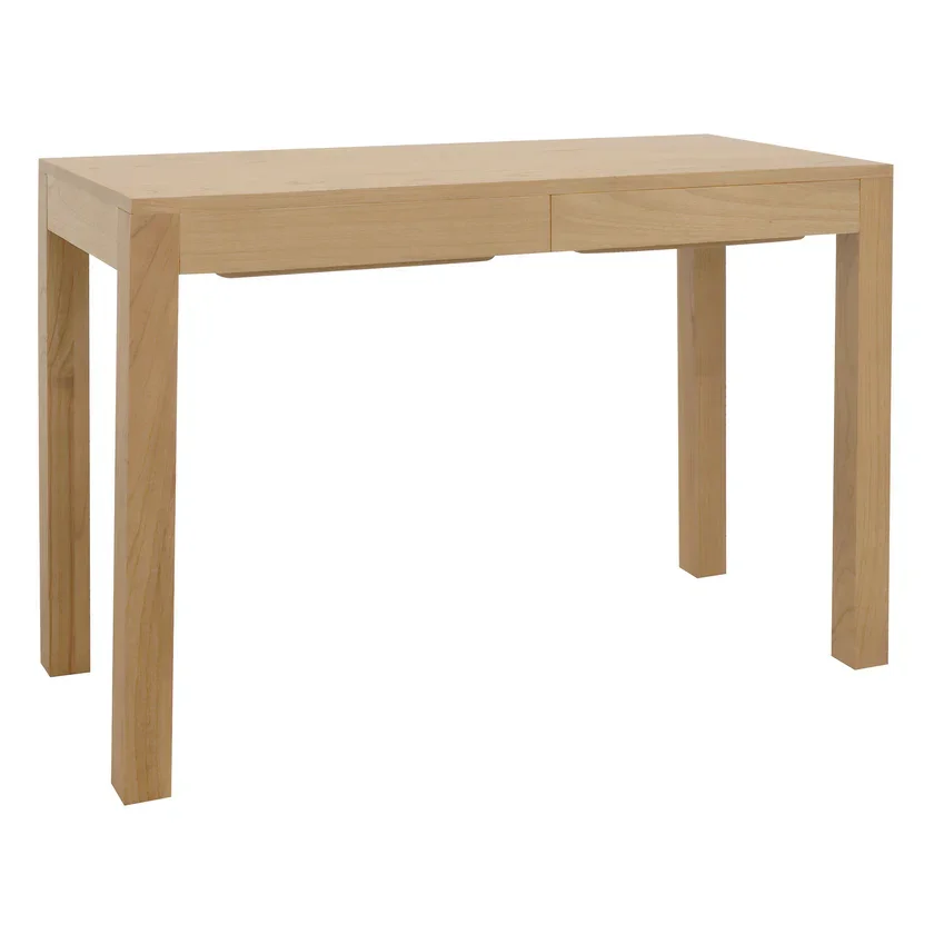 CT Amsterdam Solid Timber 2 Drawer Home Office Desk