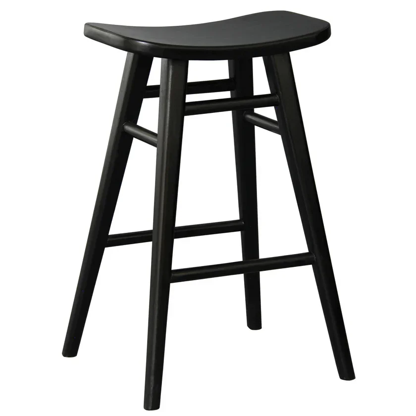 CT Aria Solid Timber Oval Top Bar Stool