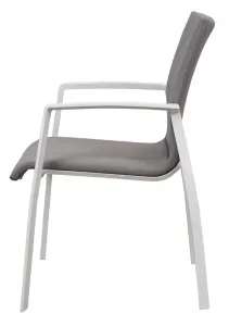 VI Baska Aluminium Extendable Outdoor Dining Table with 4 Chair Set thumbnail 7