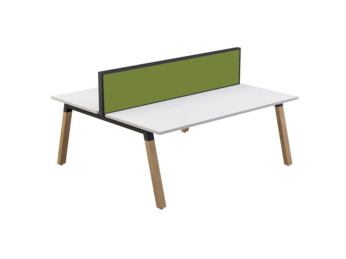 OL Studio50 Deskmount Screens Panel - Splice Fabric with Black Frame - 900mm Height