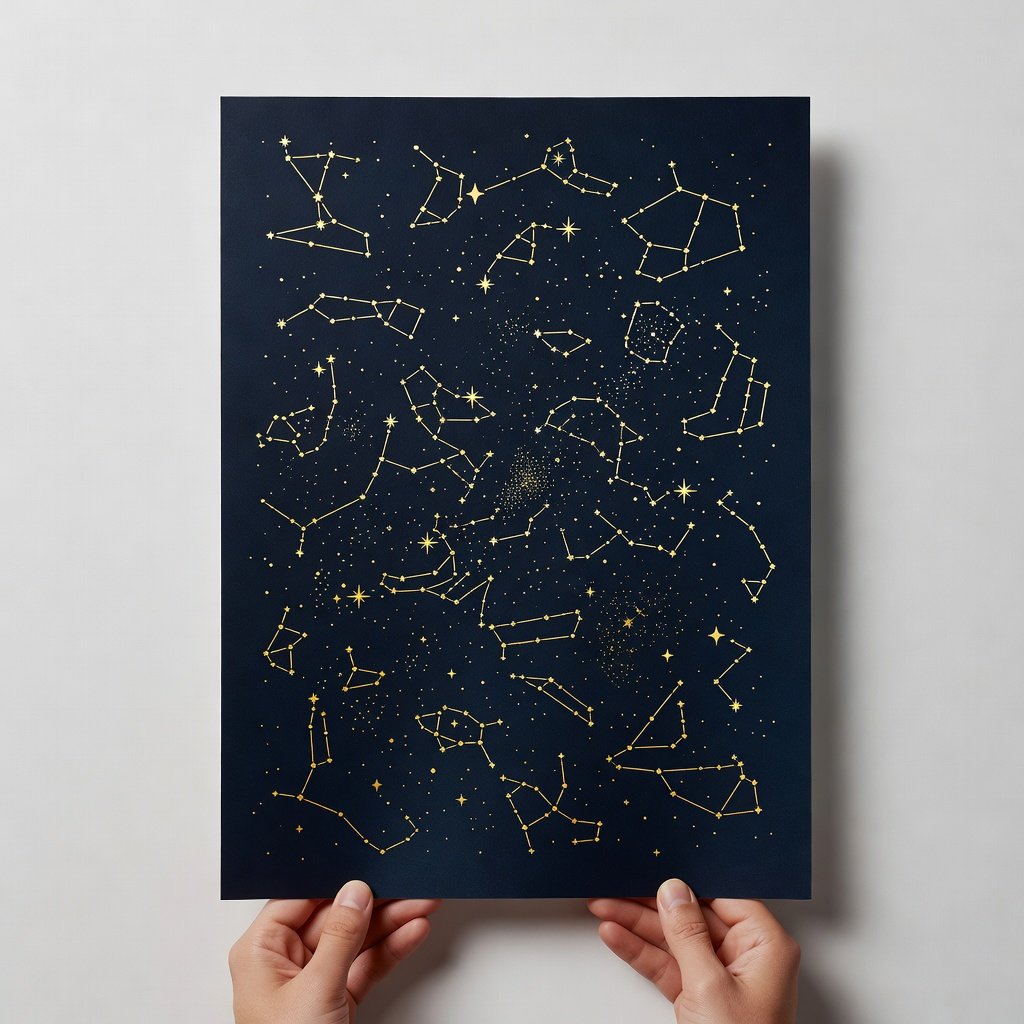 Meridian Print — Night Sky