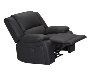 VI Captain Fabric Upholstered Single Seater Power Recliner Sofa thumbnail 6