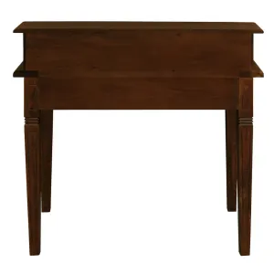 CT Nueva Solid Mahogany Timber 6 Drawer Desk thumbnail 7