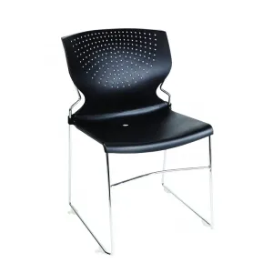 MA Sabi Stackable Chrome Sled Base Chair thumbnail 1