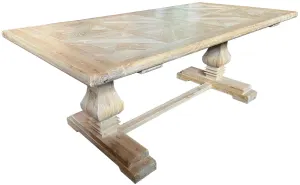 MF Bellington Solid Timber Pedastal Leg Dining Table thumbnail 1