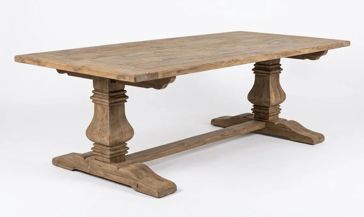 MF Mulhouse Recycled Elm Timber Dining Table 200cm