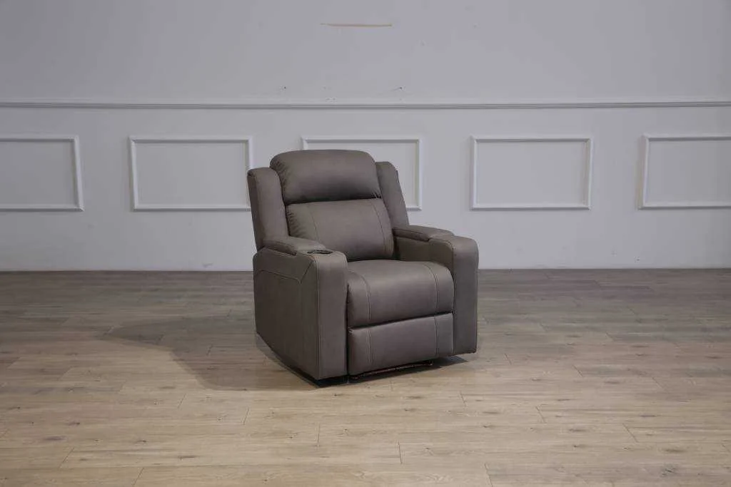VI Academy Fabric Upholstered Single Seater Electric Recliner Lounge