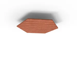 RL Acouline V Groove Hive Hexagonal Hanging Ceiling Panels thumbnail 10