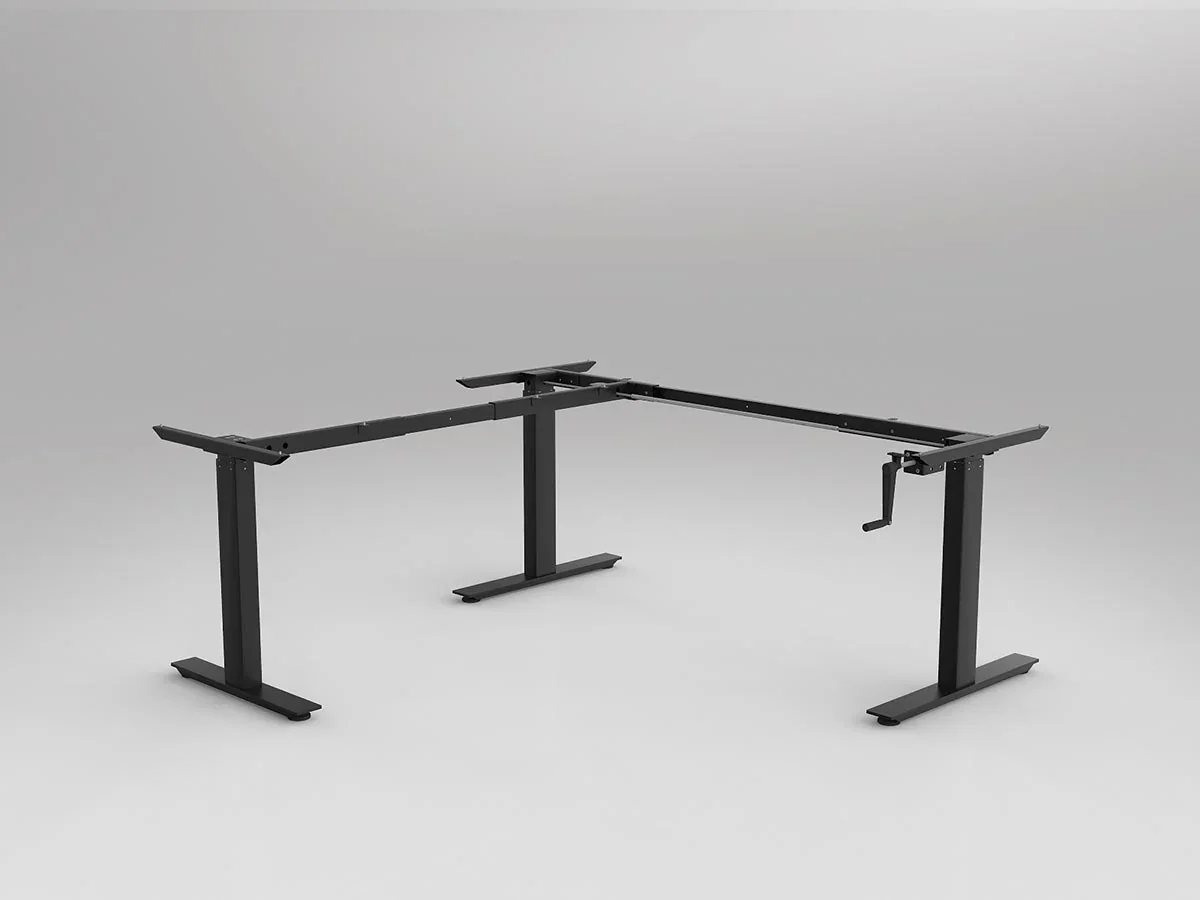 OL Agile Winder Height Adjustable 90° Workstation Frame