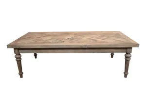 MF Morocco Recycled Elm Timber Colonial Leg Coffee Table thumbnail 1