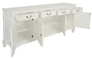 CT Queen Anne Solid Timber 4 Door 4 Drawer Buffet thumbnail 6