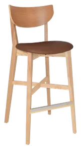 EZ Rialto Stained Solid Timber Framed Barstool thumbnail 5