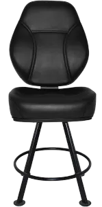 EZ GAMING STOOL CAIRO DISC BLACK thumbnail 6