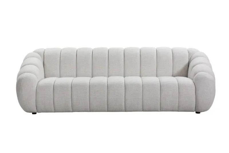 VI Kenya Fabric Upholstered 4 Seater Sofa