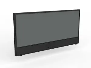 OL Studio Screen with Ducting for Agile Shared Desk – Splice Fabric with Black Frame thumbnail 20