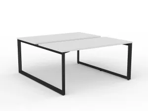 OL Anvil 2-User Double Sided Workspace – White Top with Black Frame thumbnail 11
