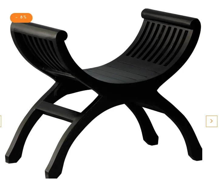 CT Maeve Solid Timber Single Seater Stool