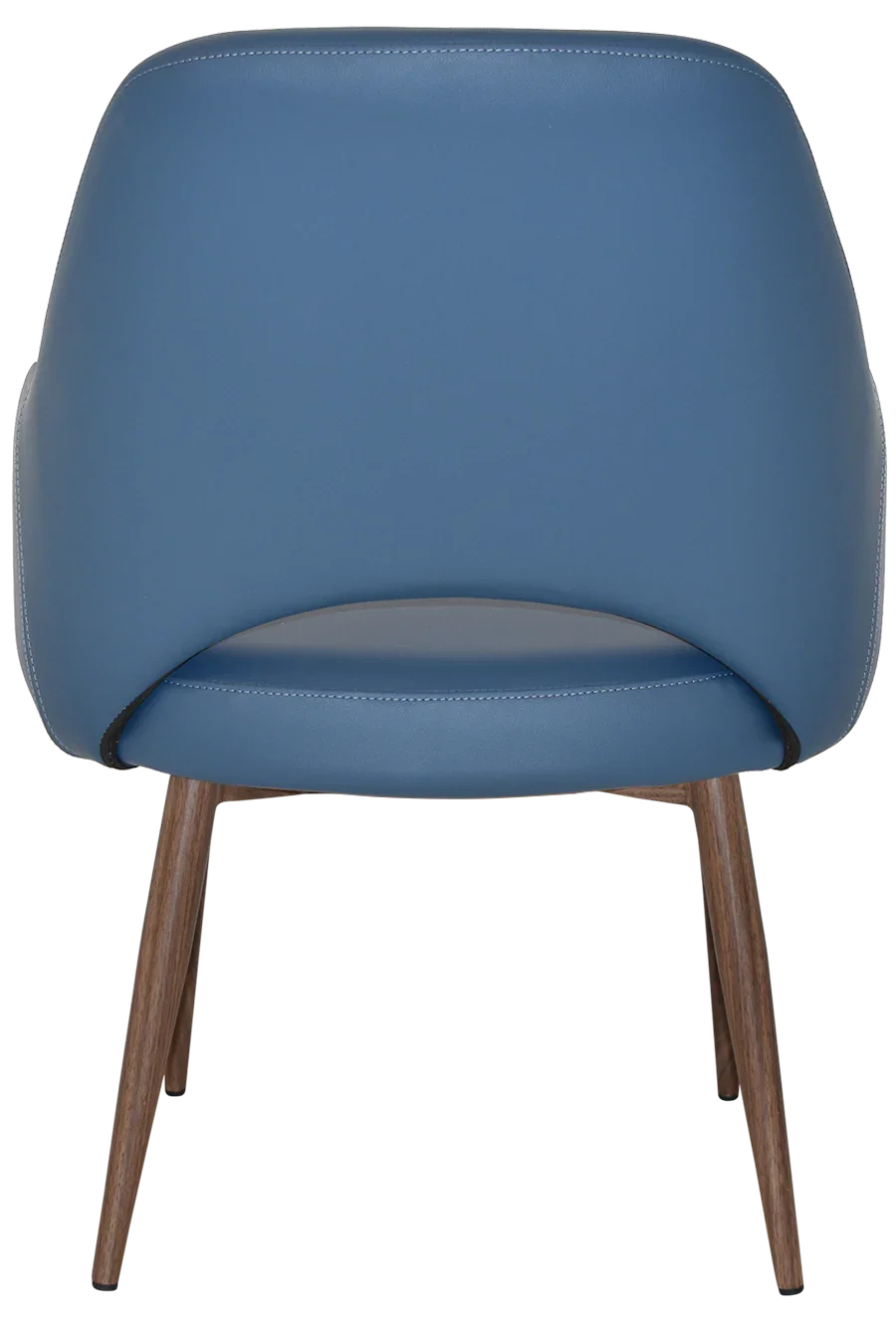 EZ Albury Walnut Colour Metal Leg Upholstered Hospitality XL Armchair