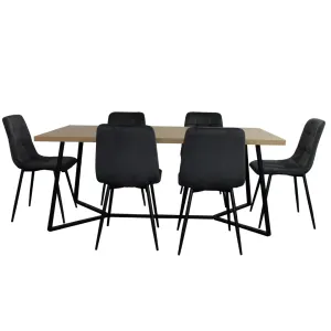 BT Fiore PU Leather Upholstered Chrome Leg Dining Chair thumbnail 2