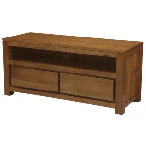 CT Amsterdam Solid Timber 2 Drawer Entertainment Unit thumbnail 3