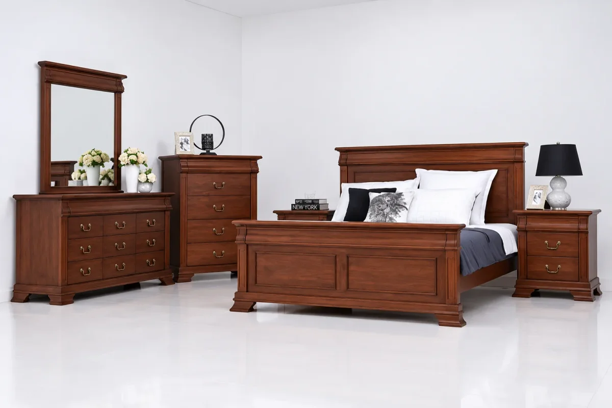 AW Caroline Solid Timber Queen & King Size Beds