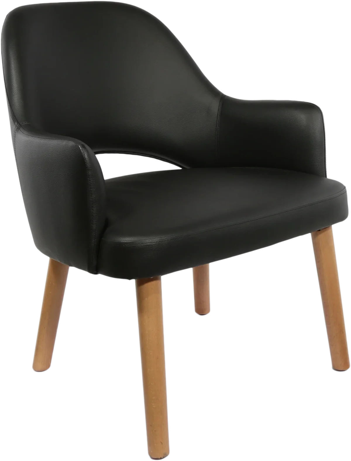 FL BonBon Vinyl Upholstered Timber Legs Hospitality Chair