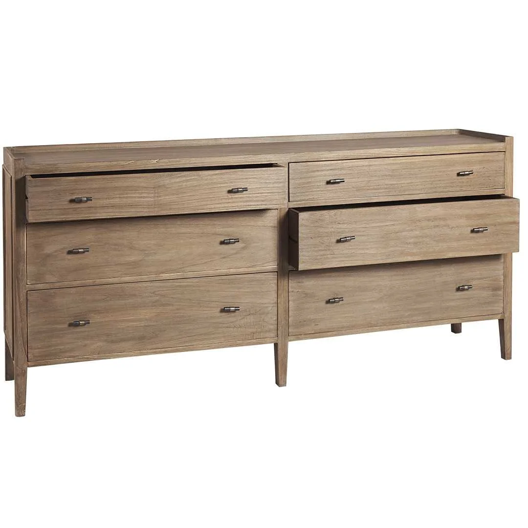 SH Hefei Solid Timber 6 Drawer Chest