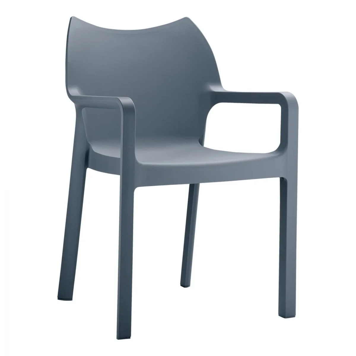 FL Diva Hospitality Stackable Outdoor Chair