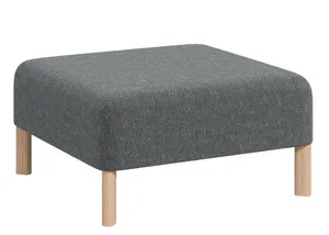 DD Cailloux Fabric Upholstered Ottoman thumbnail 2