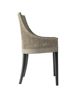 CR Tennessee Timber Framed Rattan Dining Chair thumbnail 4